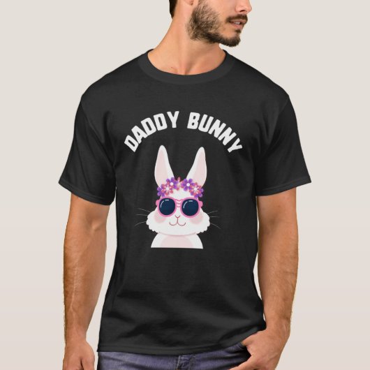 Easter Daddy Bunny Sunglasses Candy kids  Spring E Tシャツ (正面)