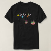 Easter Dancing Skeleton Dancer Bunny Ears Funny Ea Tシャツ (デザイン正面)
