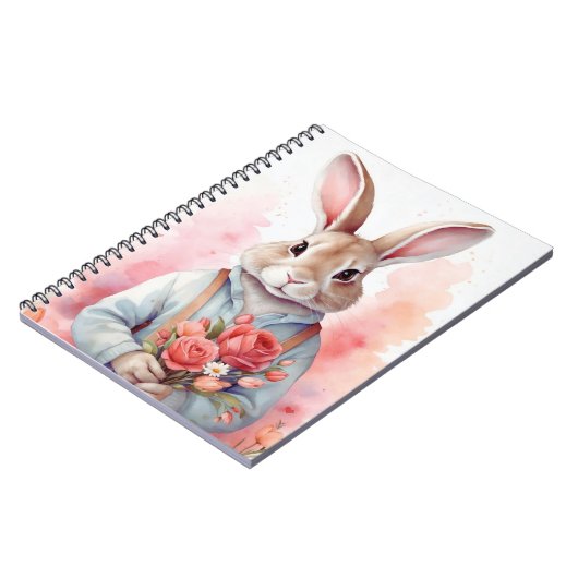 Easter Day- Bunny Classic Notebook ノートブック (左側)
