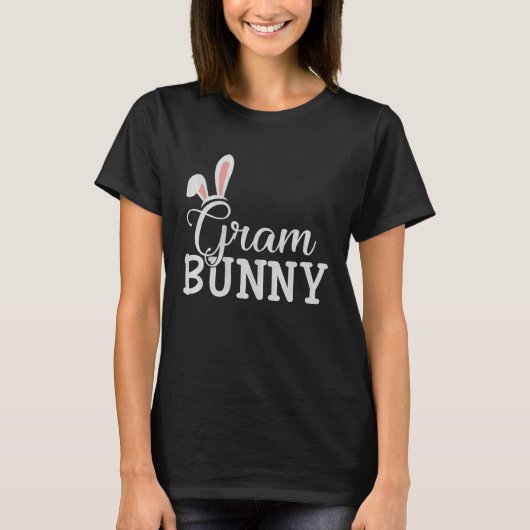 Easter Day Bunny Easter Costume  Matching Gram Bun Tシャツ (正面)