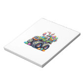 Easter Day Bunny Monster Truck Eggs Cool Rabbit T- ノートパッド (回転)