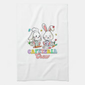 Easter Day Cafeteria Crew Lunch Lady School Cafete キッチンタオル (縦)