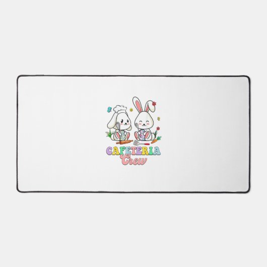 Easter Day Cafeteria Crew Lunch Lady School Cafete デスクマット (正面)