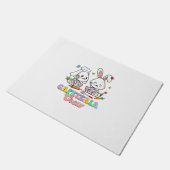 Easter Day Cafeteria Crew Lunch Lady School Cafete ドアマット (アングル)