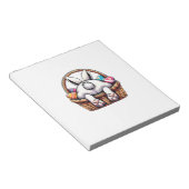 Easter Day Cute Bunny Basket Hunting Chocolate Egg ノートパッド (アングル)