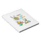 Easter Day Dinosaur Funny Happy Eastrawr T Rex Eas ノートパッド (アングル)