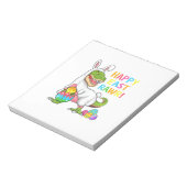Easter Day Dinosaur Funny Happy Eastrawr T Rex Eas ノートパッド (回転)