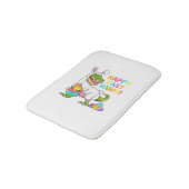 Easter Day Dinosaur Funny Happy Eastrawr T Rex Eas バスマット (アングル)