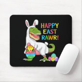 Easter Day Dinosaur Funny Happy Eastrawr T Rex Eas マウスパッド (マウス)