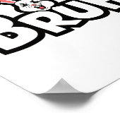 Easter Day Funny Angry Bunny ポスター (角)