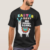 Easter Day No Prob LLama T  Alpaca Easter Day Girl Tシャツ (正面)