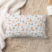 Easter Day Rabbits Pattern ランバークッション (ブランケット)
