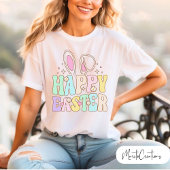 Easter day t-shirt for her, with spring flowers tシャツ