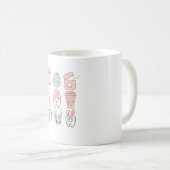 Easter Dental Assistant Tooth Bunny Dentist T-Shir コーヒーマグカップ (正面右)