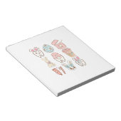 Easter Dental Assistant Tooth Bunny Dentist T-Shir ノートパッド (アングル)