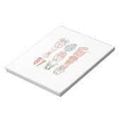 Easter Dental Assistant Tooth Bunny Dentist T-Shir ノートパッド (回転)