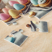 Easter Dessert Table,  Spring Treats Bunny Party ジグソーパズル (側面)