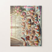 Easter Dessert Table,  Spring Treats Bunny Party ジグソーパズル (縦)