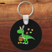 Easter Dinosaur Bunny Ears Easter Sket Stuffers Ki キーホルダー (正面)