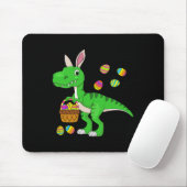 Easter Dinosaur Bunny Ears Easter Sket Stuffers Ki マウスパッド (マウス)