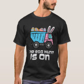 Easter Dump Truck Egg Hunt On Construction Toddler Tシャツ (正面)