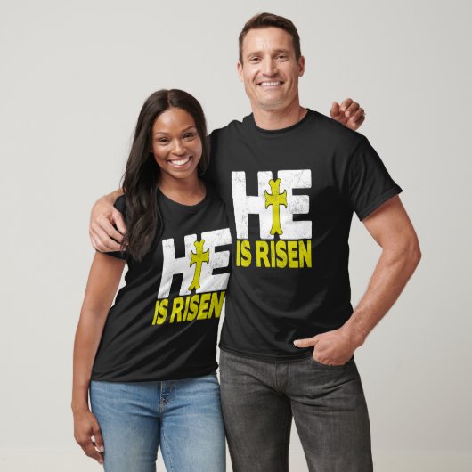 Easter Easter Jesus He is Risen Easter Women Men Tシャツ (ユニセックス)