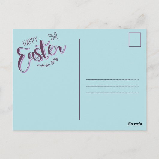 Easter Egg Art Postcard ポストカード (裏面)