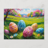 Easter Egg Art Postcard ポストカード (正面)