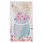 Easter egg blue スモールペーパーバッグ (裏面)