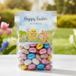 Easter Egg Brunch Chick Easter Bunny Party スクエアシール