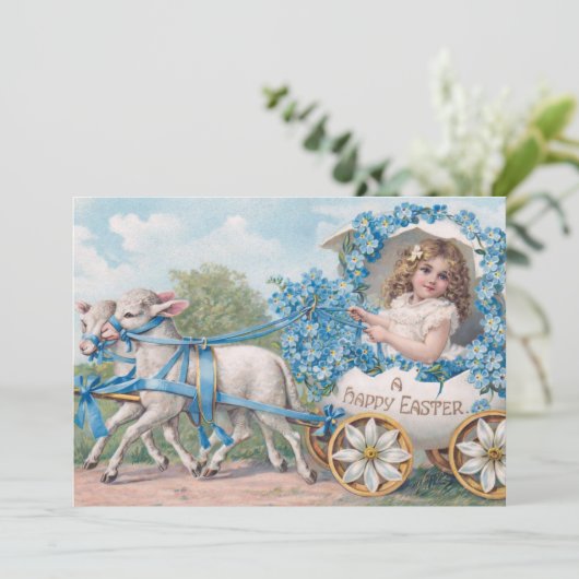 Easter egg carriage ride with lambs カード (スタンド正面)