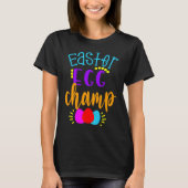 Easter Egg Champ Hunter Boys Girls Kids Hunting Ch Tシャツ (正面)