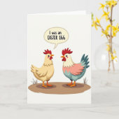 Easter Egg Confession Greeting Card カード (黄色い花)