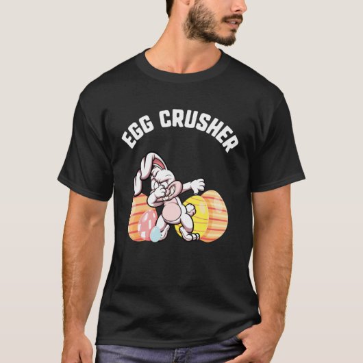 Easter Egg Crusher Dabbing Bunny Candy kids  Sprin Tシャツ (正面)