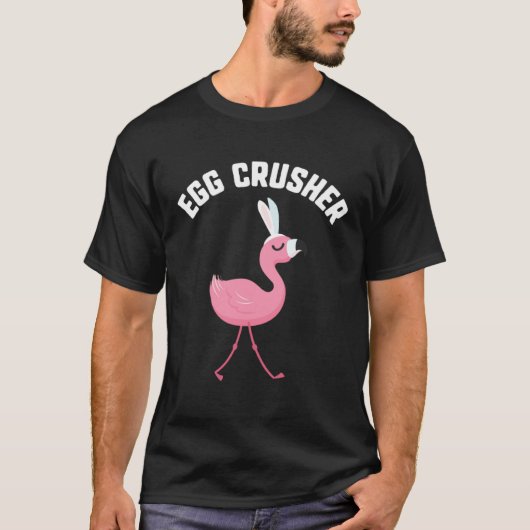 Easter Egg Crusher Flamingo Bunny Candy kids Gift  Tシャツ (正面)