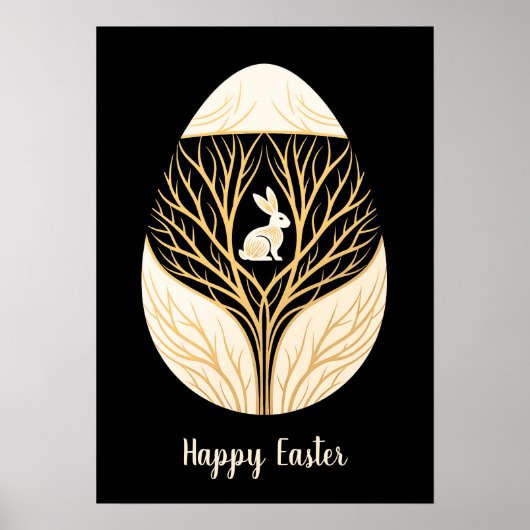 Easter egg decorative ポスター (正面)