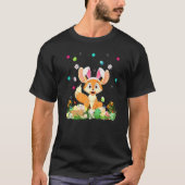 Easter Egg Fennec Fox Easter Sunday Tシャツ (正面)