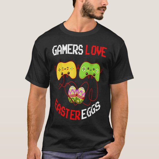 Easter Egg  for Women Gamers Love Tシャツ (正面)
