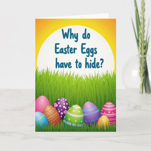 Easter Egg Hide Seek Query Card カード (正面)