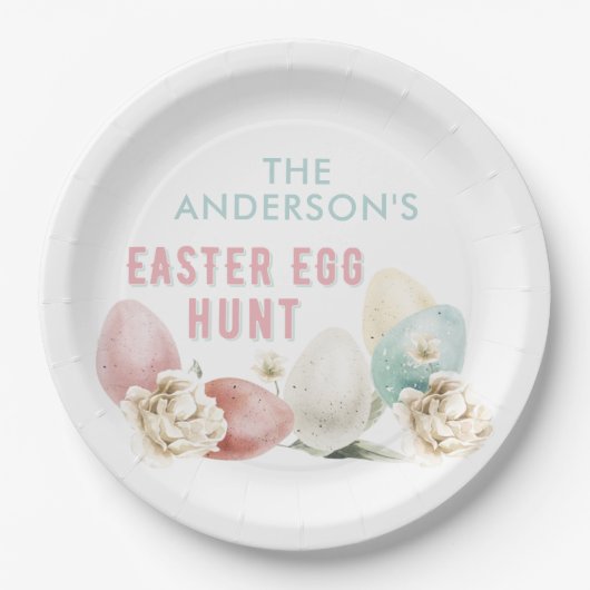 Easter Egg Hunt ペーパープレート (正面)