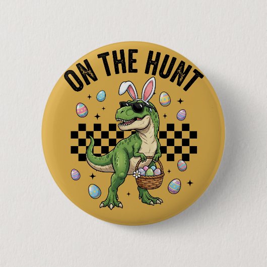 Easter Egg Hunt 2" round Button 缶バッジ (正面)