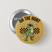 Easter Egg Hunt 2" round Button 缶バッジ (正面&裏面)