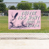Easter Egg Hunt Banner - Easter Bunny 横断幕 (インサイチュ)