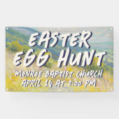 Easter Egg Hunt Banner - Pastel Landscape  横断幕 (横)