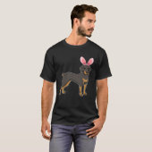 Easter Egg Hunt Bunny Ear Doberman Easter Day 2023 Tシャツ (正面フル)
