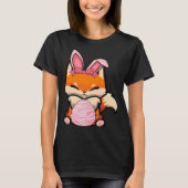 Easter Egg Hunt Bunny Ear Fox Easter Day 2023 Tシャツ (正面)