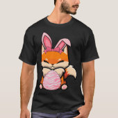 Easter Egg Hunt Bunny Ear Fox Easter Day 2023 Tシャツ (正面)