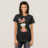 Easter Egg Hunt Bunny Ear Giraffe Easter Day 2023 Tシャツ (正面フル)