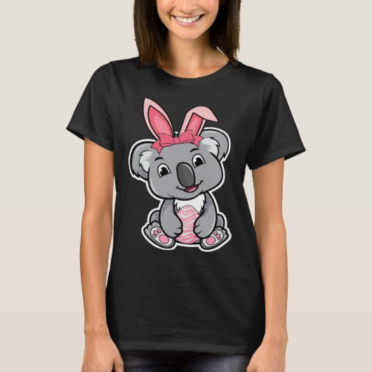 Easter Egg Hunt Bunny Ear Koala Easter Day 2023 Tシャツ (正面)