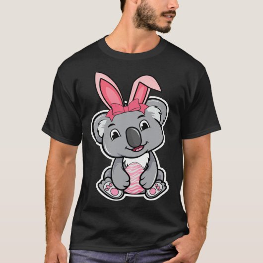 Easter Egg Hunt Bunny Ear Koala Easter Day 2023 Tシャツ (正面)